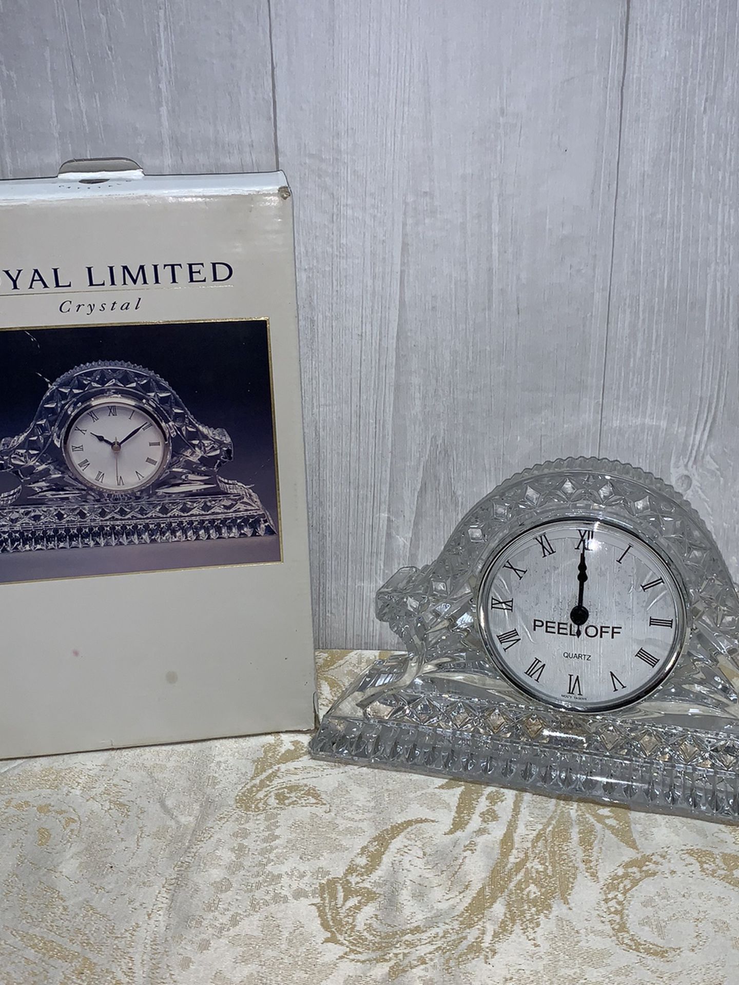 Royal Limited Desk Mantle CLOCK NEW