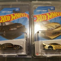 Hot Wheels Mainline Nissan Silvia S15 Gold And Black Mint Condition In Protectors 