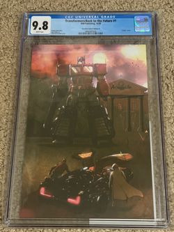The Transformers / Back To The Future Ramondelli B #1 Scorpion Exclusive comic book cgc 9.8