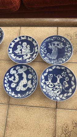 Set Of Four Vintage Royal Copenhagen Mors Dag Like New