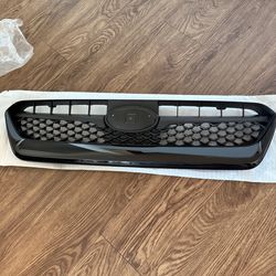 Front Bumper Grille for Subaru WRX 2015-2017 Honeycomb Mesh Gloss Black