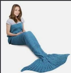 Mermaid Blanket Cute Comfortable Custom 