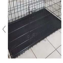 Large Dog  Crate Metal  - Foldable