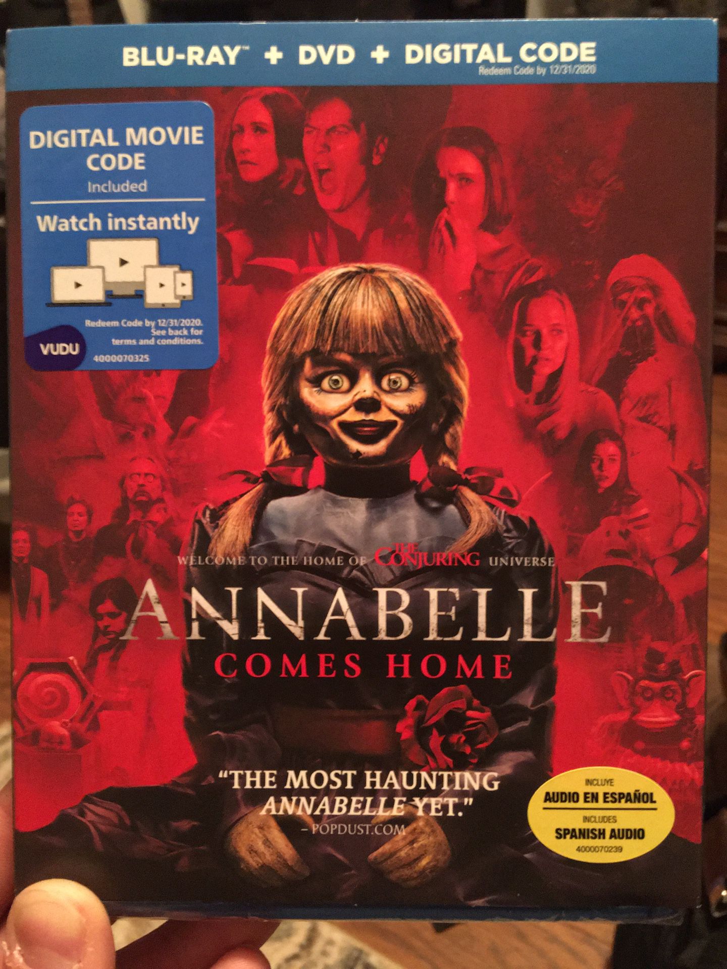Annabelle Comes Home!! Blu-ray, Digital, DVD