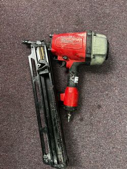 Milwaukee Pneumatic 3-1/2" Full Round Head Framing Nailer.