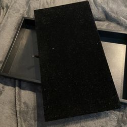 Black Jewelry Trays With Velvet Insert