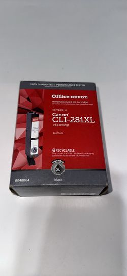 Office Depot for Canon CLI-281 XL  Black Ink Cartridge
