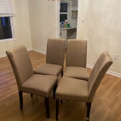 Free: 4 Dining Room Chairs