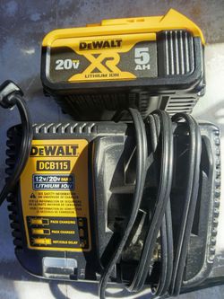 DeWalt 5ah with charger