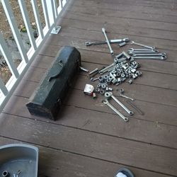 Tools open wrenches sockets # Tool Box And More Sawsall