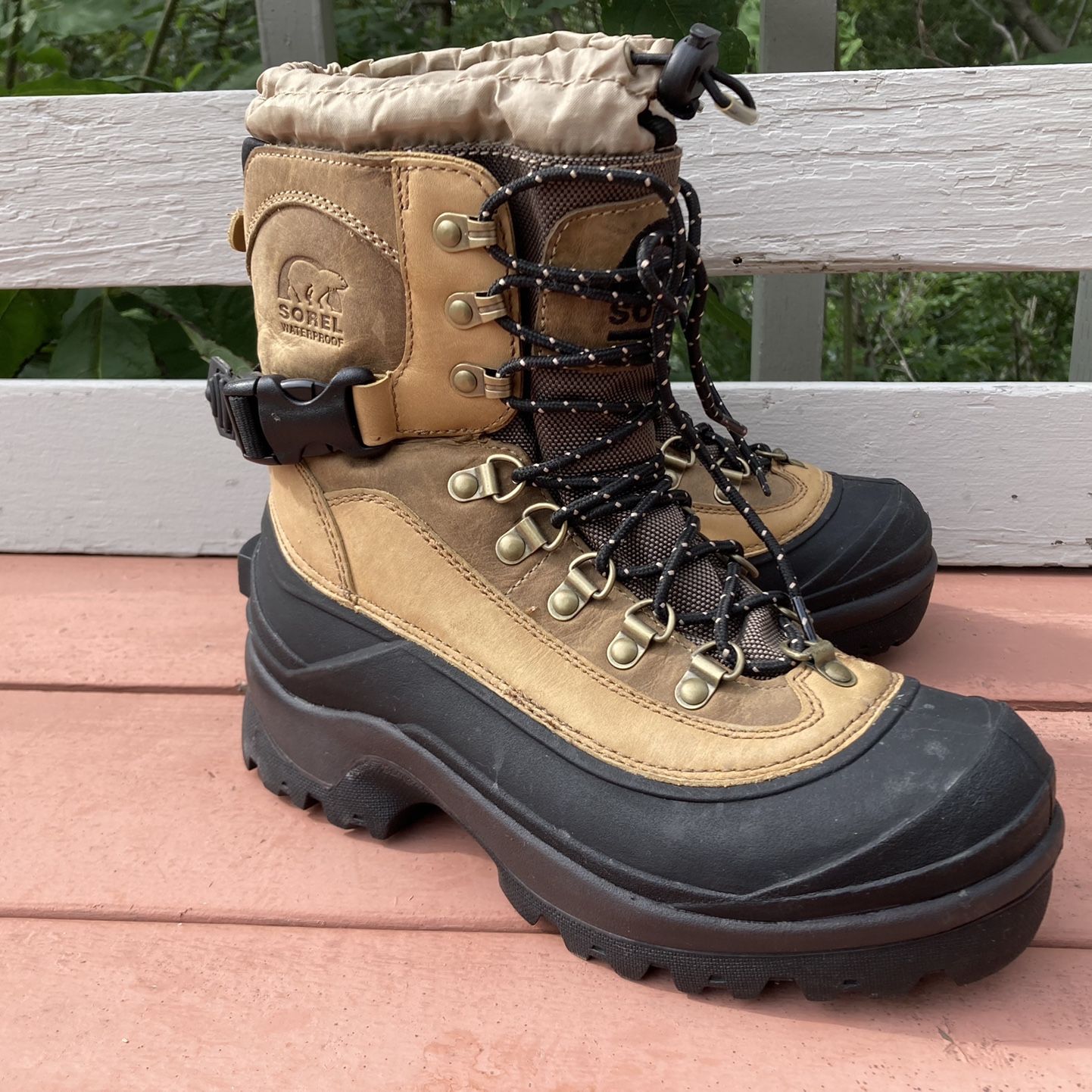 Snow Sorel Conquest Bark SOREL Conquest Waterproof Insulated