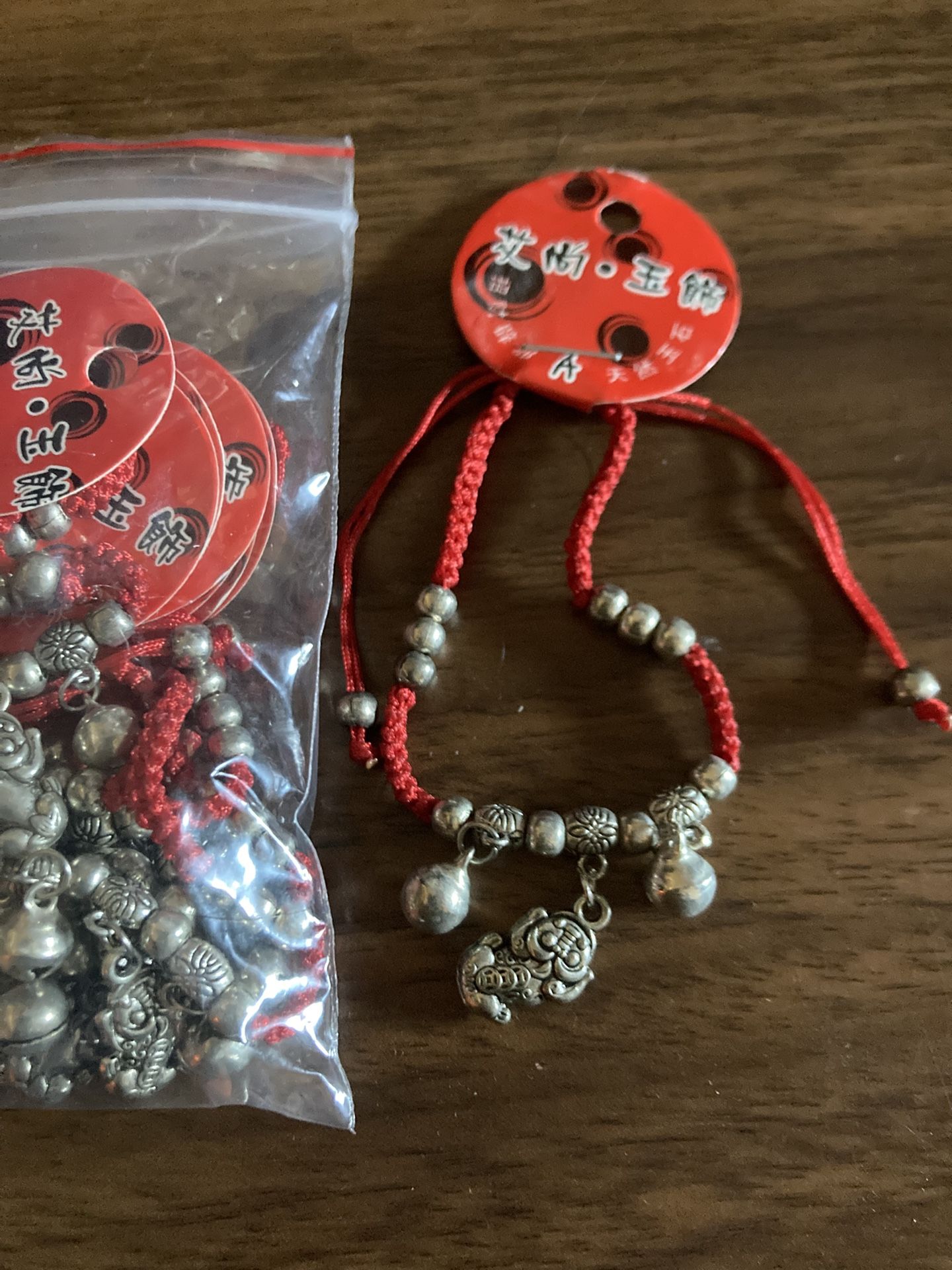 Foo Dog Charm Bracelet With Bells