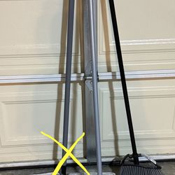 Floor cleaning set – 2 mops + broom