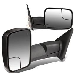 LA Zona Auto Parts 2002 to 2009 Dodge Ram Towing Mirrors Espejos Retrovisores Electric