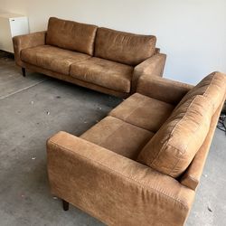 Living Room Set With Sofa And Loveseat (delivery Available) 