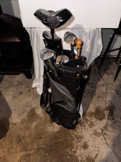 2- Golf Club Sets with Black Golf 2-Bags – Great for Beginners