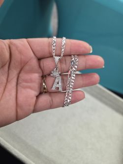 16" flat Cuban letter A
