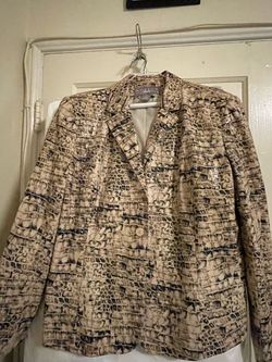 Norton Women's Crocodile Print Blazer