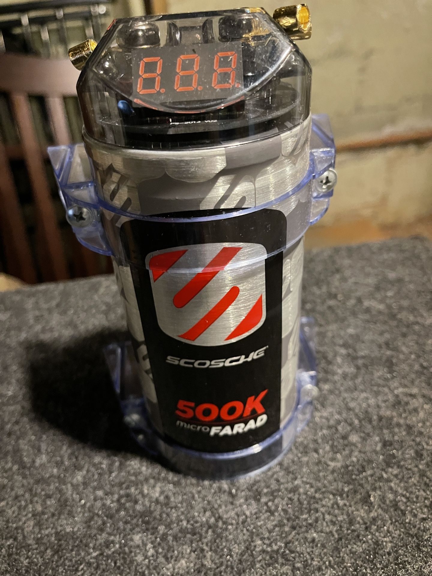 Scosche 500k Micro Farad Power Capacitor 
