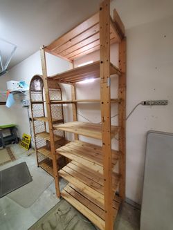 Large Storage Solid Wood Rack 