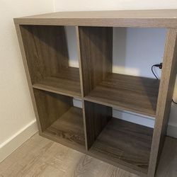 Cubby Storage 4x4 Wood Weathered 