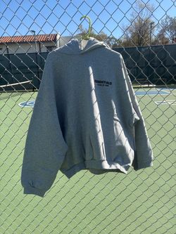 Essential hoodie light heath: large