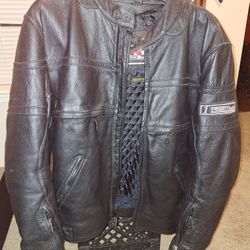 Vintage LARGE FIRST RACING MOTORCYCLE JACKET