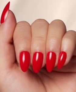 New Glamnetic Press-On Nails/Fiery Red