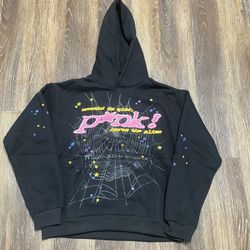 Brand New Spider Hoodie Black V1 Hoodie Seize Medium 