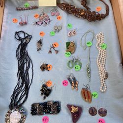 Jewelry  $2 to $6* Necklaces, Bracelets & Earrings - Some Sterling -Zoom In On Pictures 