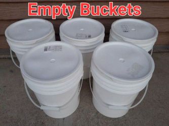 🔥 5 Gallon Plastic Buckets Empty Storage Food Prep Painting Construction


👀 Overall good used condition. Clean empty 5-gallon buckets with sturdy h