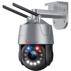 Ctronics 30X Optical Zoom 5MP Security Camera Outdoor WiFi 2.4/5GHZ, PTZ Camera Outdoor with Auto Scan/Track/Zoom, Human Detection, 492ft Night Vision