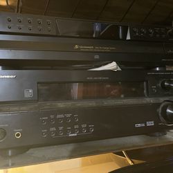 Pioneer Receiver Sony 5 Disc Changer