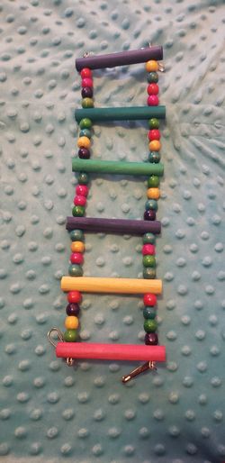 Bird toy ladder