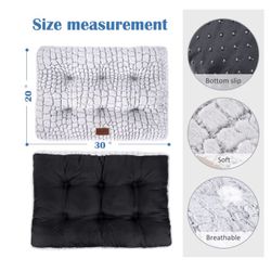 Dog Bed Crate Pad Plush Dog Crate Mat (medium 30✖️20)