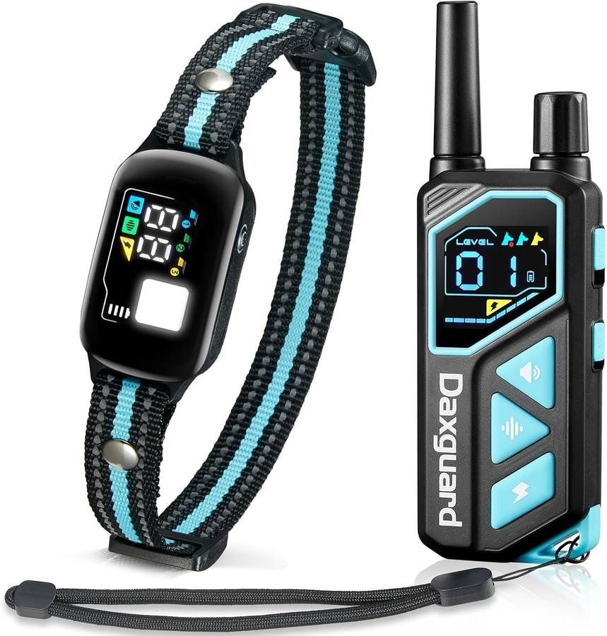 new Dog Shock Collar with Remote-3300 Feet & IPX7 Waterproof Dog Training Collar -Beeper, Vibration, Safe Shock for 7-120lbs Large, Medium, Small Dogs