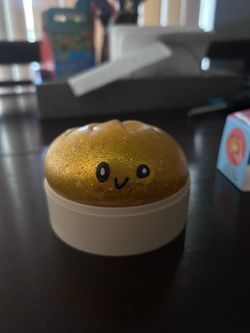 Gold Glitter Orbeez Squishy Dumpling