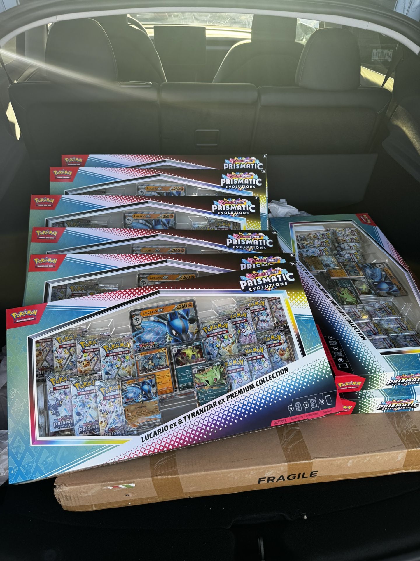 Pokemon Prismatic Evolutions Lucario & Tyranitar