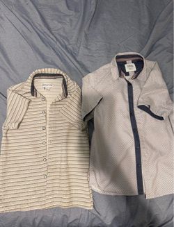 Boys Short Sleeve Button Shirt