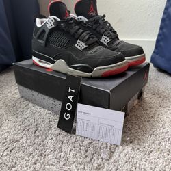 Air Jordan 4 Retro OG ‘Bred’ 2019 Size 10.5