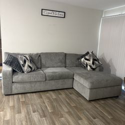 Like-New Gray Sectional Couch – $950 OBO