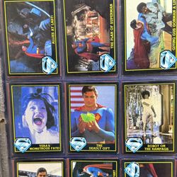 Wow 😮!! 1983 Topps Superman III trading card Full Set (38 Cards) 