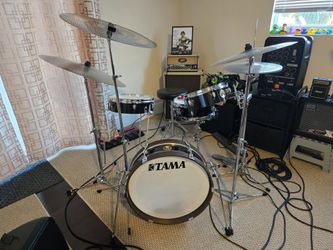 Tama Club Jam Pancake portable drum kit with cases and cymbals