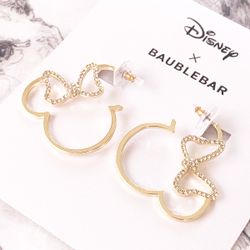 Disney x BAUBLEBAR - Minnie Mouse Outline Hoop Earrings 