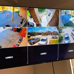 6 Camaras De Seguridad - 6 CCTV Security Cameras With Recorder ❗️INSTALLED❗️INSTALADAS 💯