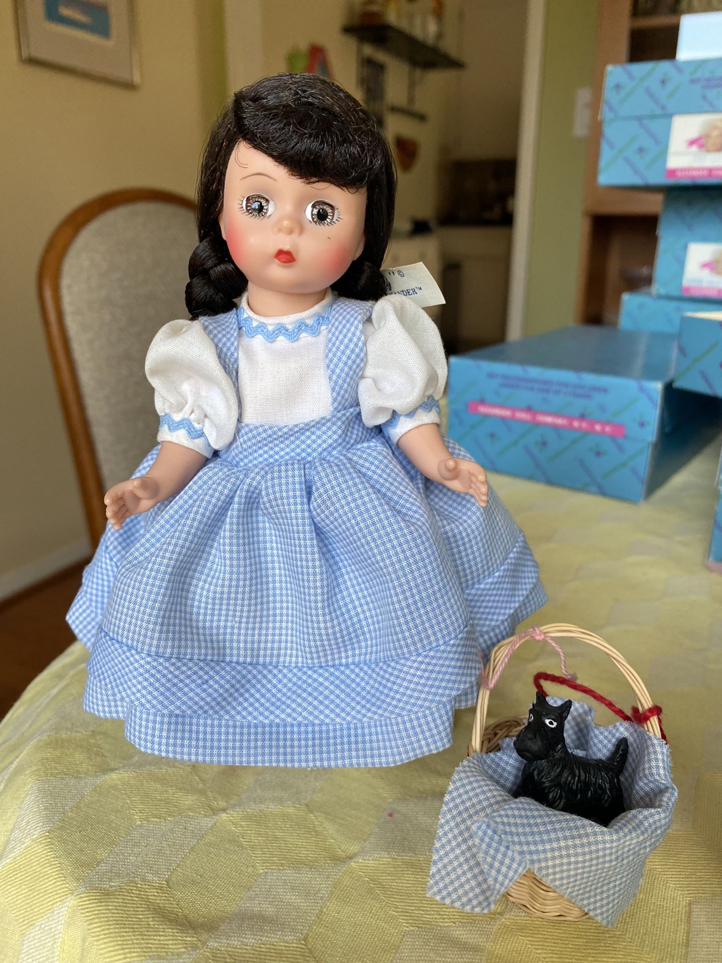 Dorothy And Toto Wizard Of Oz Madame Alexander Collection. In Box, Never Displayed!