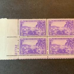 Virgin Islands 3 cents Block Stamps