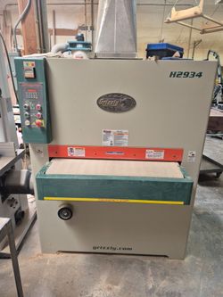 Grizzly 36" double head belt sander