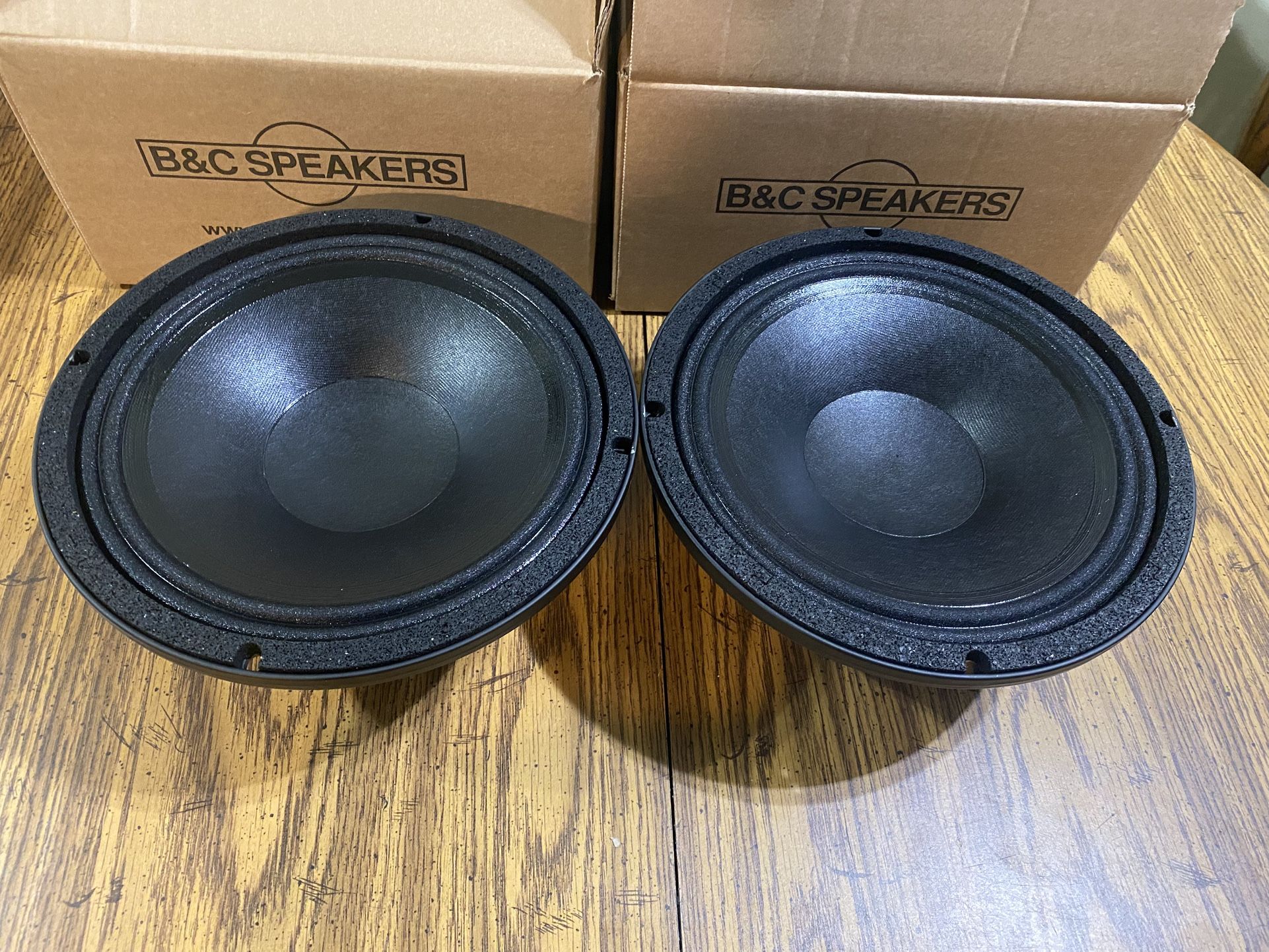 New Pair 10” B & C Neodymium Midrange Speakers