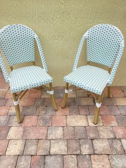 Outdoor bistro chairs 2